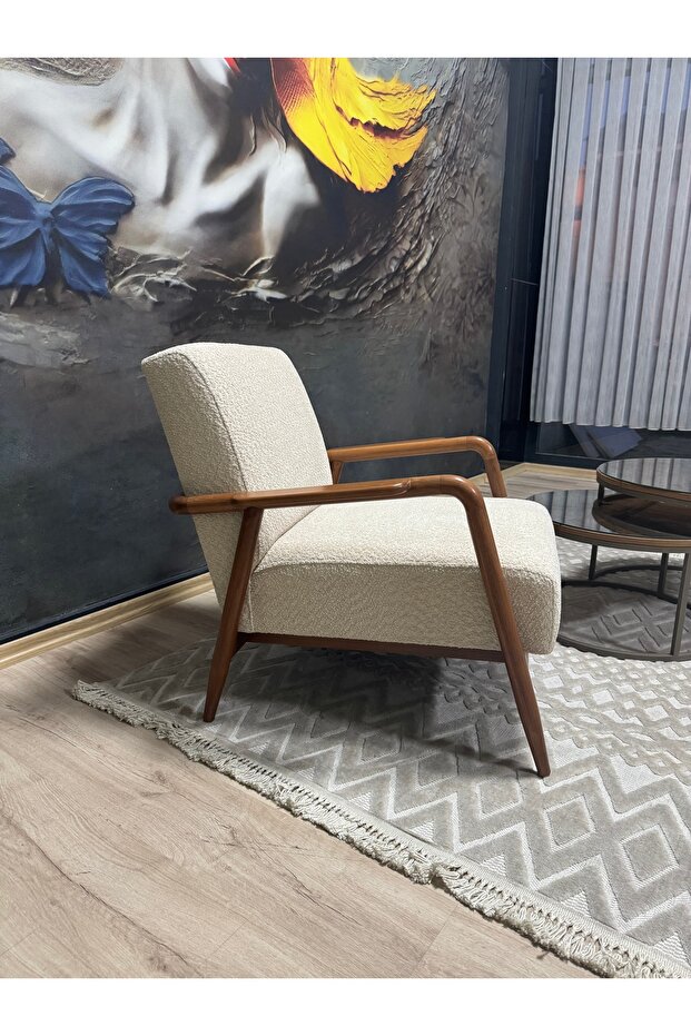 Bella ahşap berjer - 5