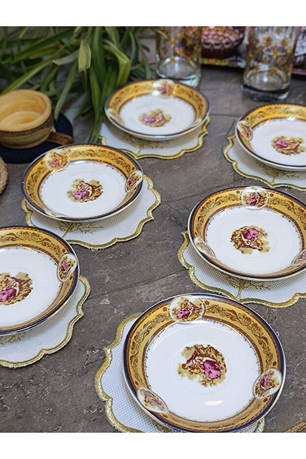 Çay tabağı 6 adet takım - 4