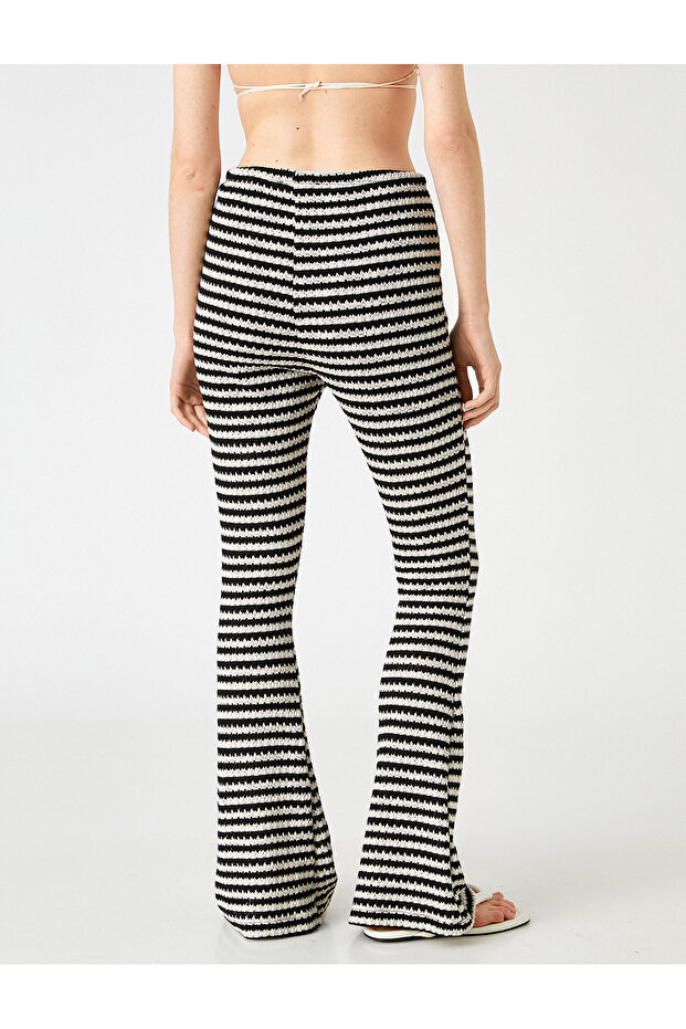 Flared Leggings Striped - 4