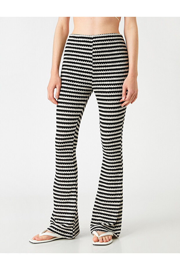 Flared Leggings Striped - 3