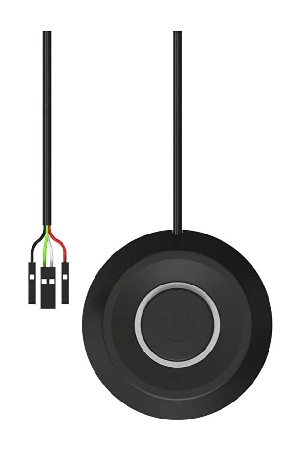 مفتاح زر الطاقة للكمبيوتر الشخصي مع كابل بطول 2 متر، لأجهزة الكمبيوتر المكتبية - 1