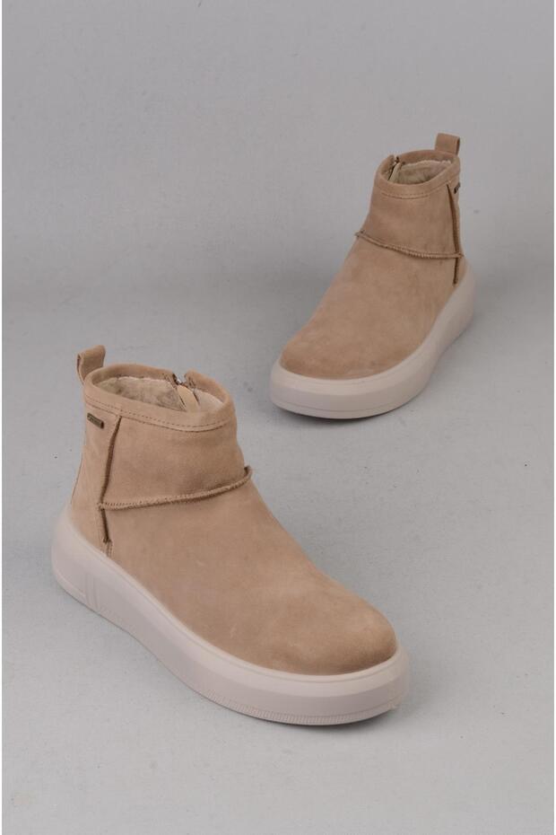 2-000417-4400 Goretex Women's Boots Beige Nubuck - 6