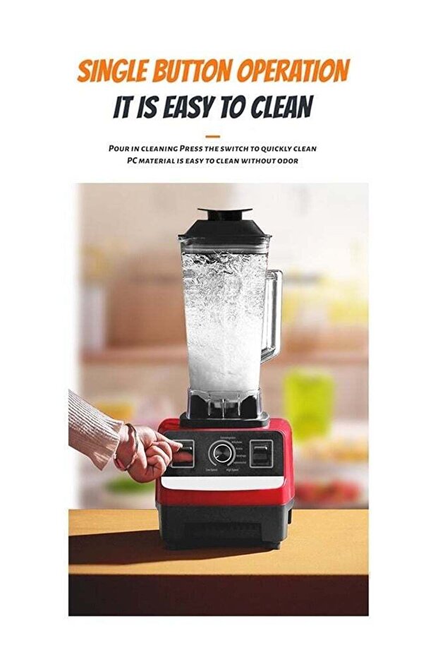 Countertop Blender, Multi-function, with Timer for Food and Juice - 4