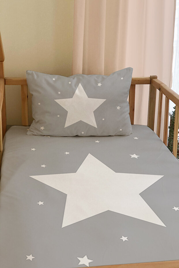 Gray Background Starry Velvet Decorative Blanket 68