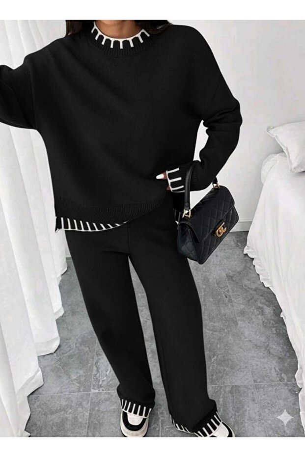 طقم سترة وبنطلون بتصميم مميز - 1