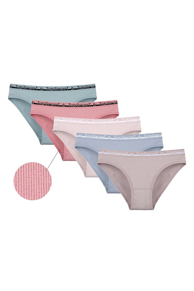 5-Pack Cotton Lycra Camisole Women's Panties