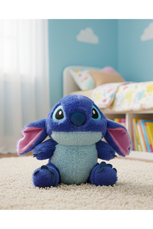 Stitch Mavi Peluş Oyuncak - 4