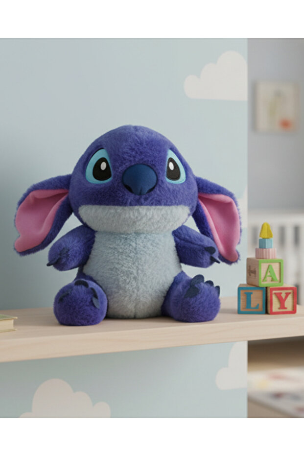 Stitch Mavi Peluş Oyuncak - 5