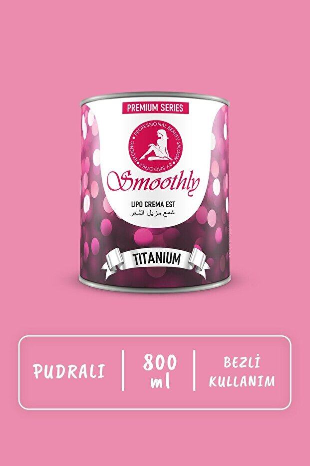 Titanium Pudralı Konserve Ağda - Soft Touch Profesyonel Konserve Ağda - 6