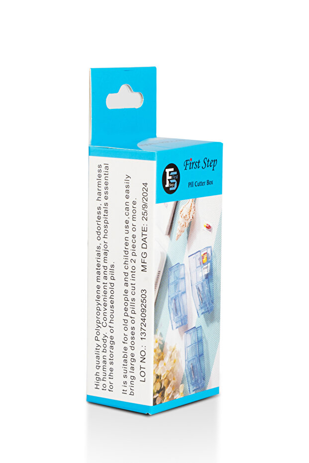 Pill Cutter (Blue) – Stainless Blade Tablet Splitter | Compact, Safe & Precise Design
