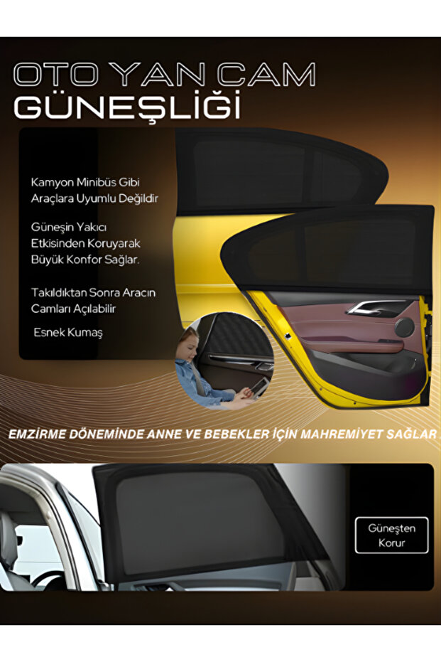 واقي شمس للسيارة مكون من قطعتين متوافق مع جميع الموديلات، عملية الاستخدام العملية - 7