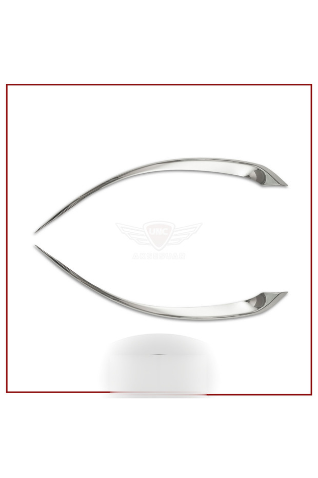 Fiat Egea Uyumlu Arka Reflektör -2015 Paslanmaz Çelik Parça - 1