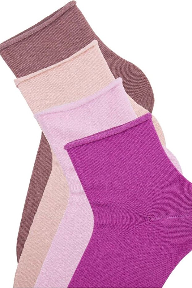 Дамски еластични чорапи, 4 броя - 2