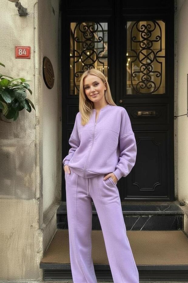 Women's Winter Sports Suit with Soft Texture Inside