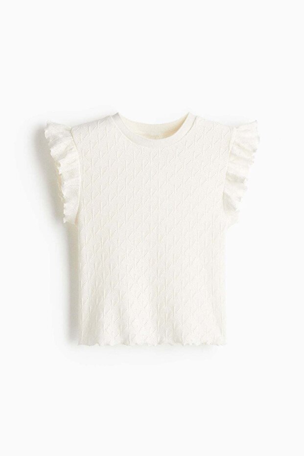 Flutter-sleeved top - 1