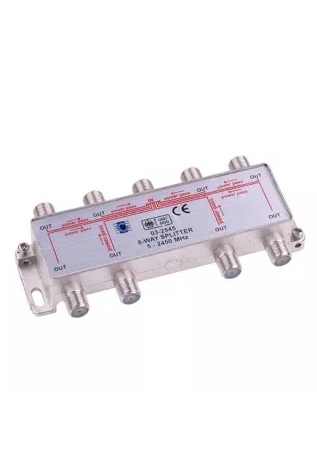 Spliter 8 cai power pass 5-2450Mhz