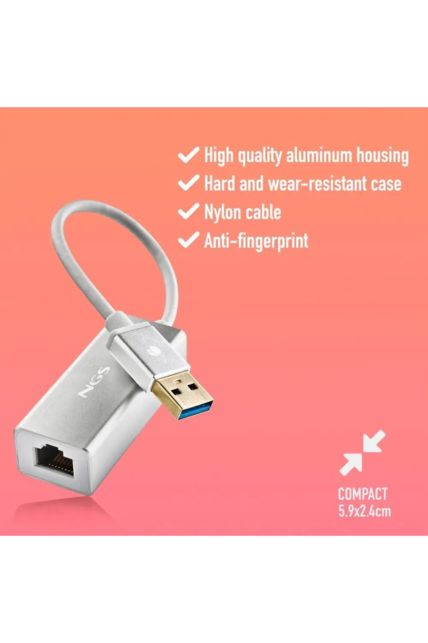 Hacker 3.0 USB3.0 to RJ45 1000Mbit/s Gigabit Ethernet network adapter - 3