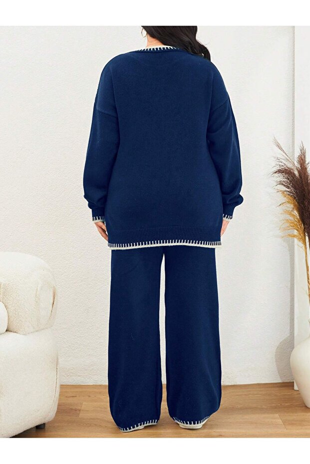 طقم تريكو مقاس كبير - 2