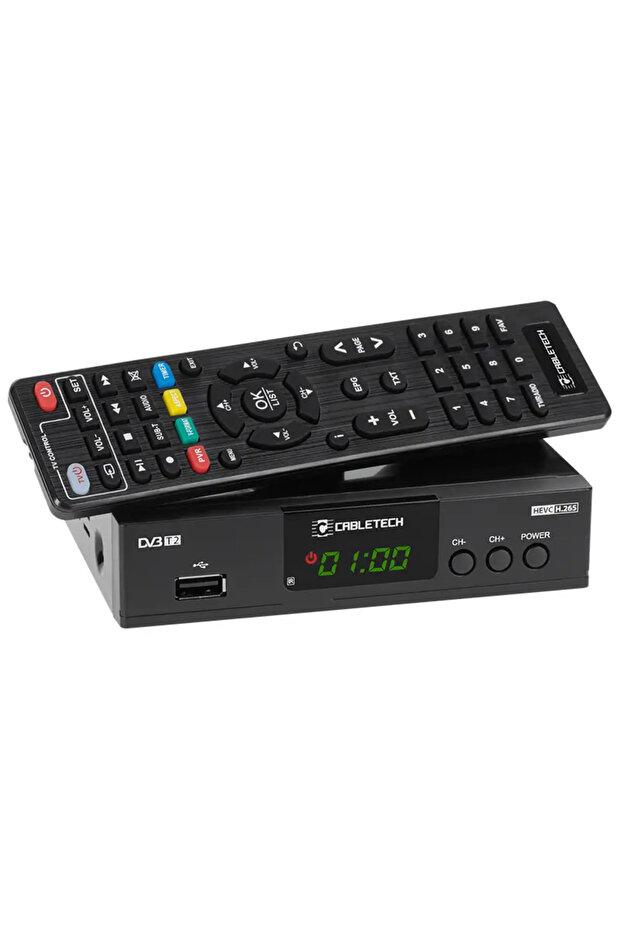 Tuner Cabletech URZ0338A, DVB-T2 H.265 HEVC LAN - 1