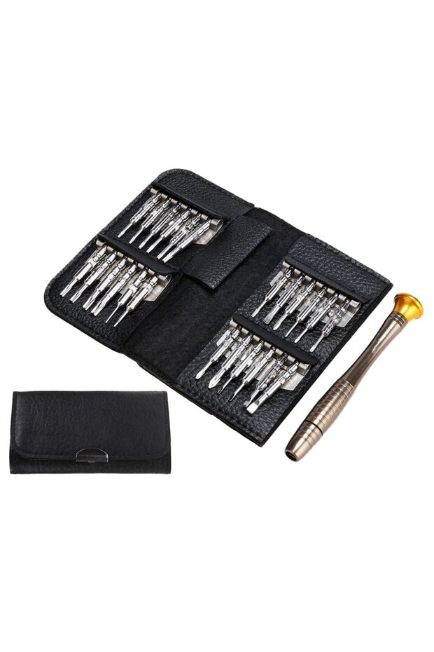Magnetic screwdriver set 24pcs Phillips Flat Torx Y Triangular Pointed - 1