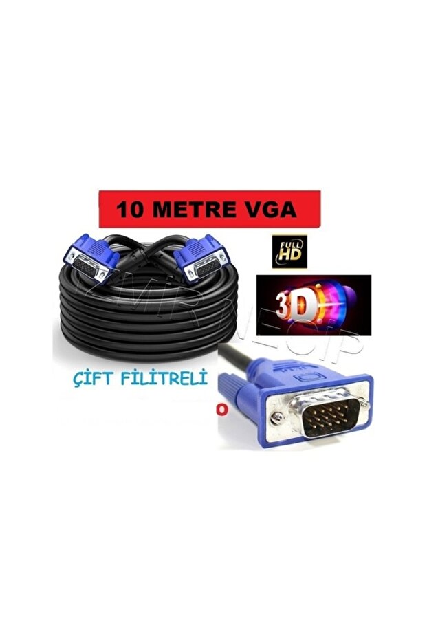 كابل توصيل تلفزيون لعرض الكمبيوتر بطول 10 أمتار 10 متر VGA