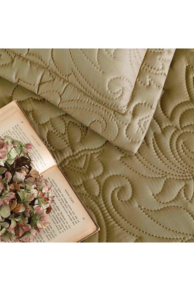 Gala Tek Kişilik Yatak Örtüsü Seti Gold - 2