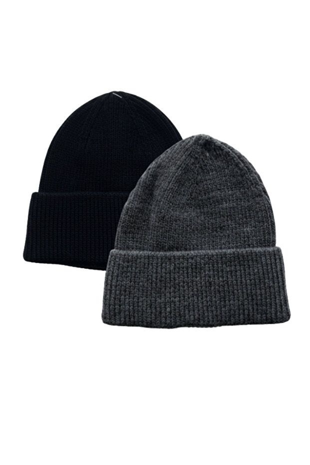 Unisex 2-Piece Foldable Beanie