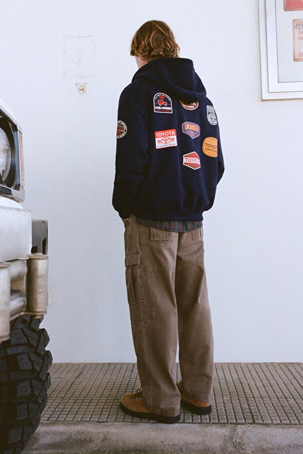 Toyota Fermuarlı Kapüşonlu Sweatshirt - 5