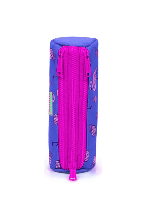 حقيبة أقلام رصاص منقوشة بثلاثة أقسام للأطفال - 2