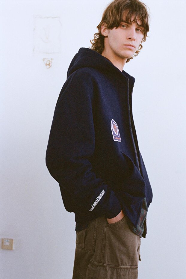 Toyota Fermuarlı Kapüşonlu Sweatshirt - 1