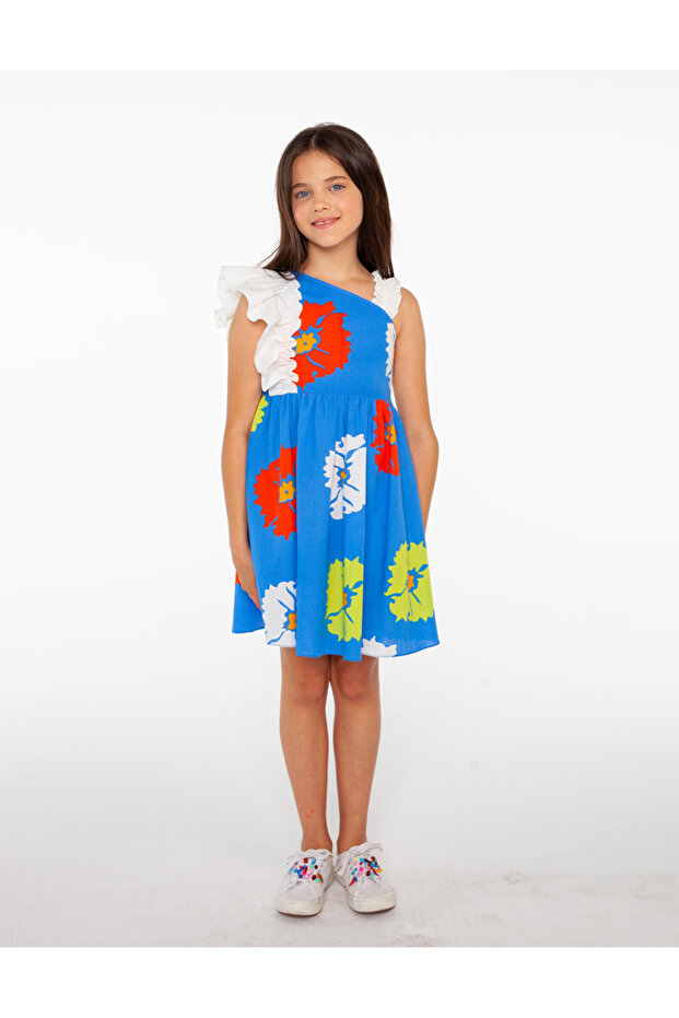 One Shoulder Girl's Dress