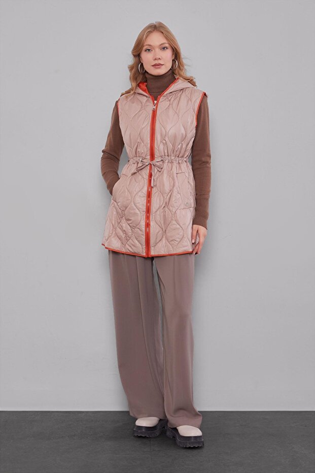 Taş Kapüşonlu Şişme Yelek - 2