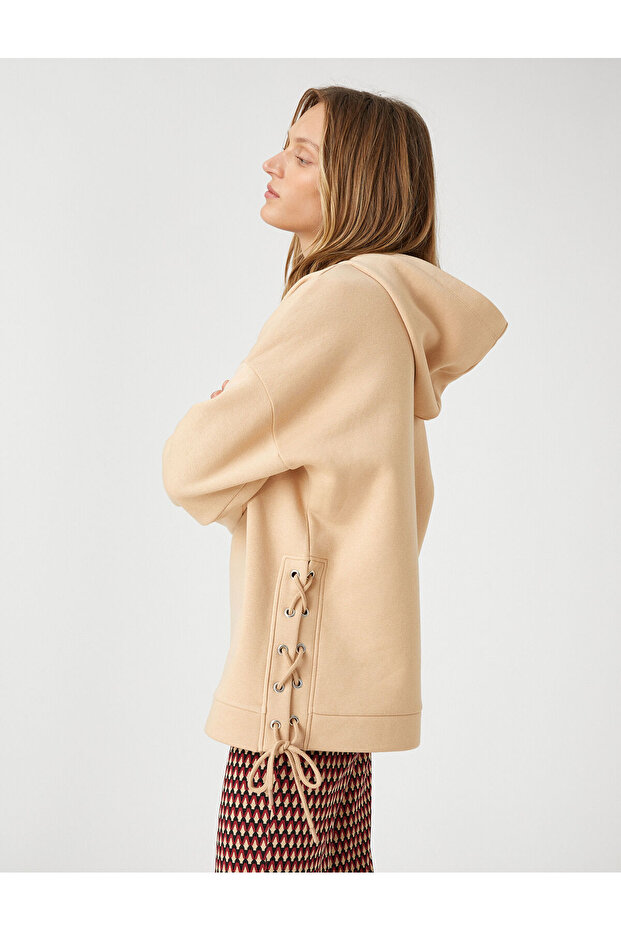 Oversize Hooded Sweatshirt Long Sleeve