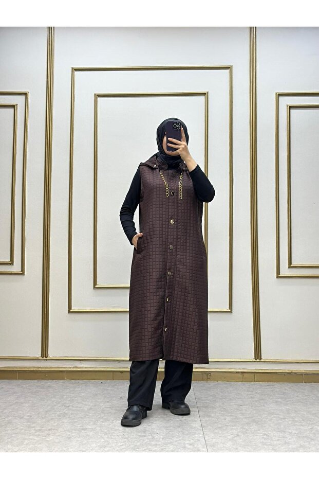 ELİT KAPÜŞONLU KAPİTONE YELEK - 6