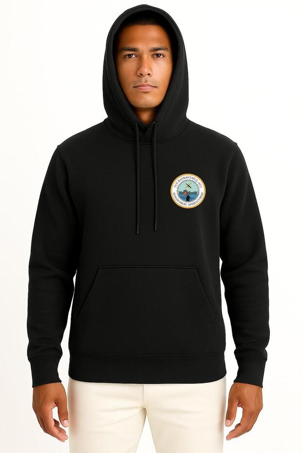 Hooded Tcg Bayraktar L402 Pocket Design Unisex Sweatshirt