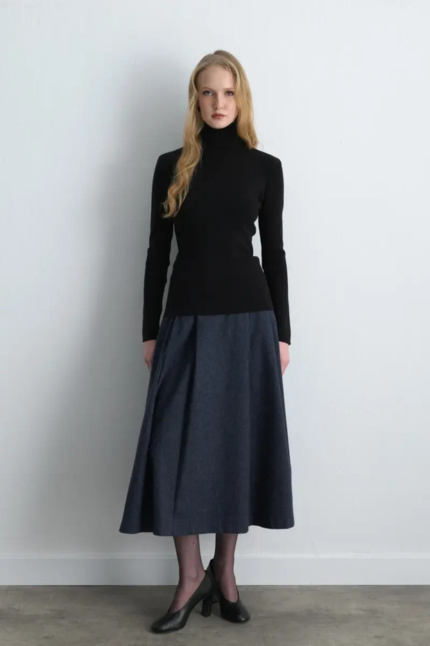 Balıkçı Yaka Basic Triko - Siyah - 3