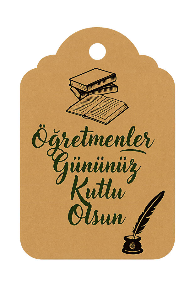 Öğretmenler Günü 30x45 Hazır Metalize Kırmızı Hediye Poşeti ( 1 Metre İp+ Poşet+ Kart) (Sadece Set) - 2