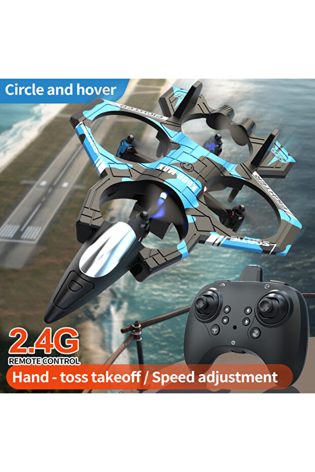 K500 Max Blue RC Aircraft EPP Foam Stunt Glider Electric Fighter Remote Control Airplane Fall Resist