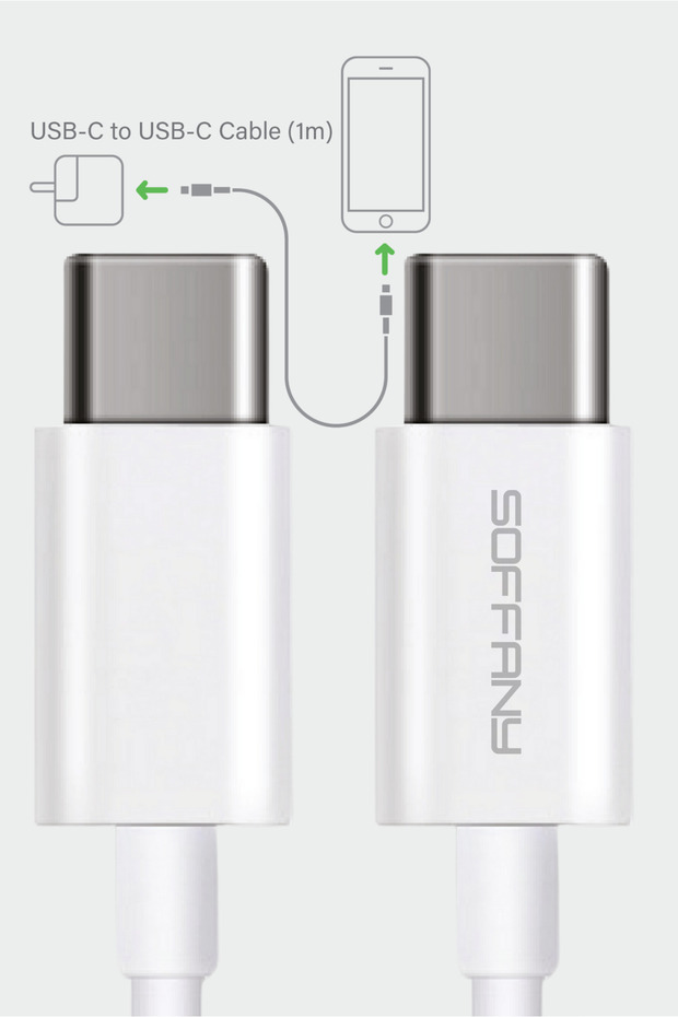 SY-219 TYPE-C TO TYPE-C Kablo - 1