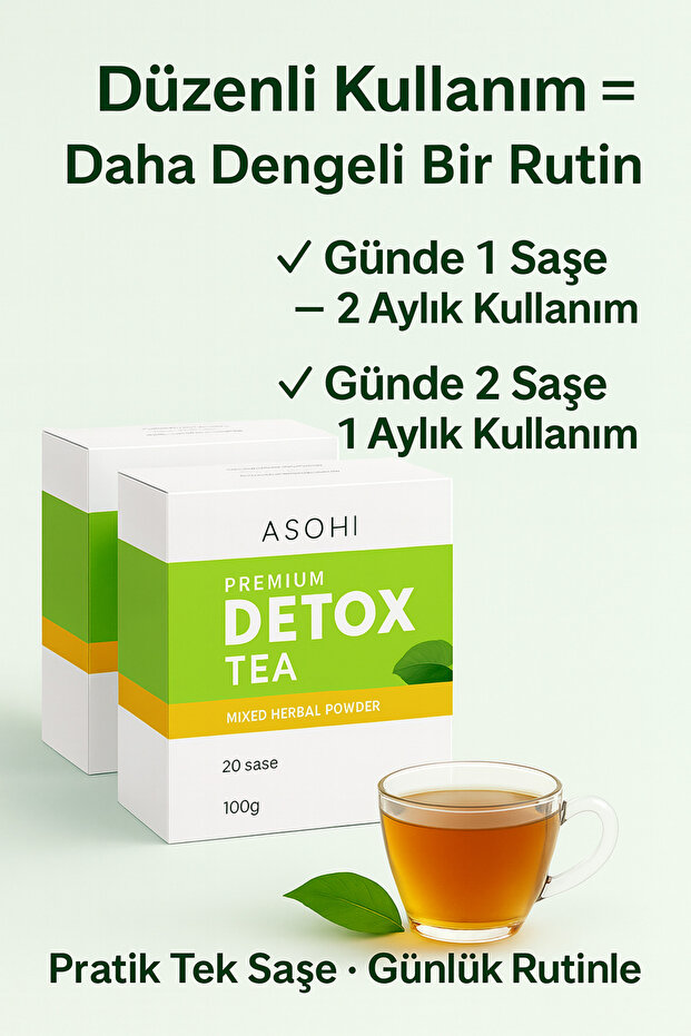 Bitkisel Detox Çay 3’lü Set | 2 Aylık Program - 2