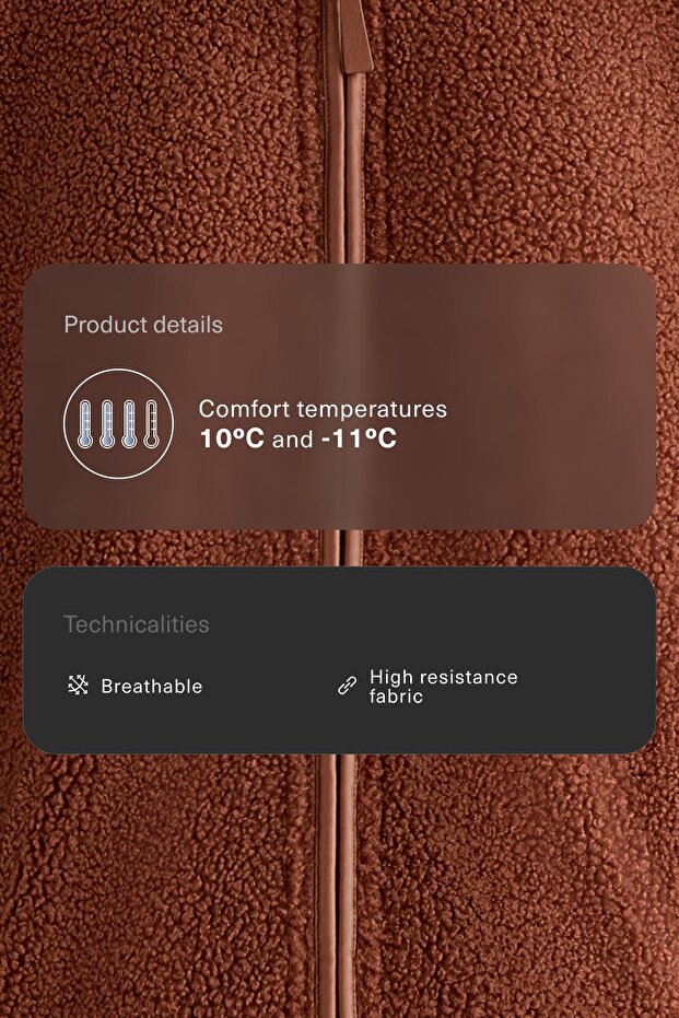 Oversize suni yün ceket - 3