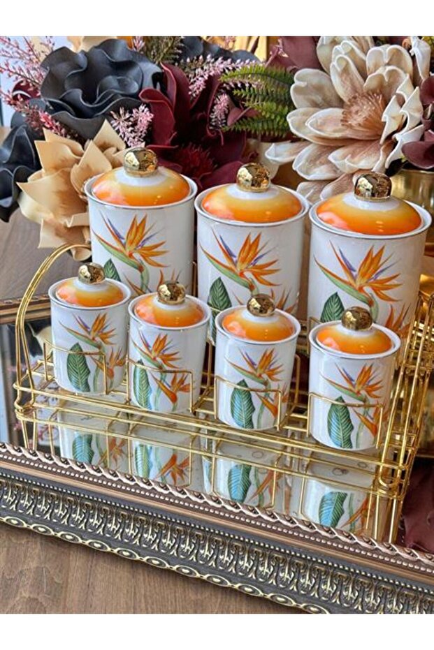 Amazon 7Lİ Standlı Baharatlık - 3