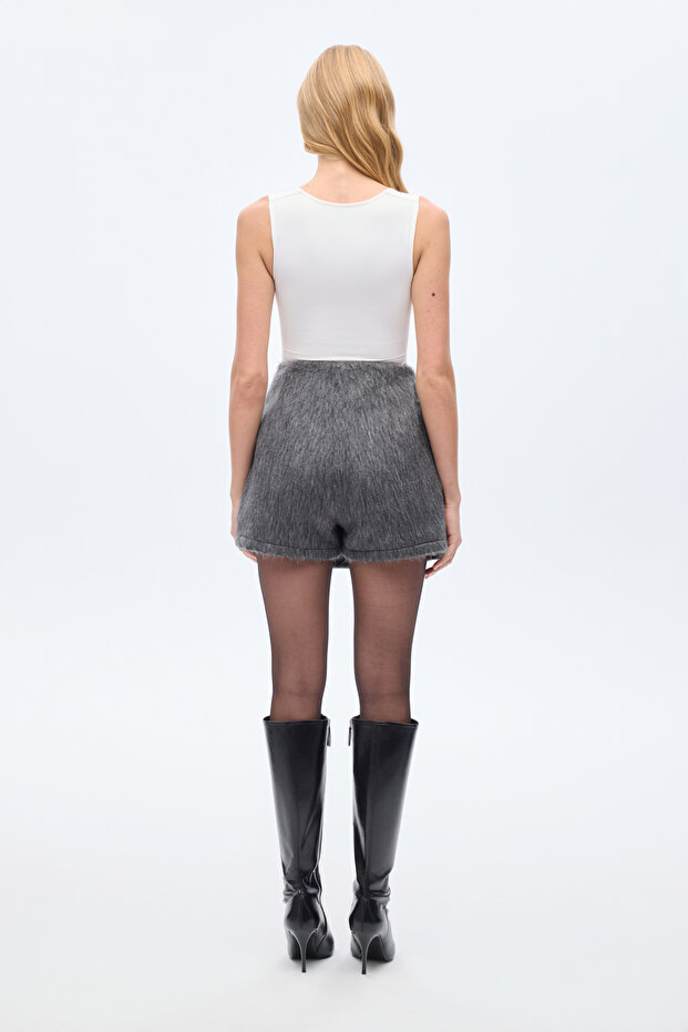 Kare Yaka Basic Bodysuit Ekru - 5