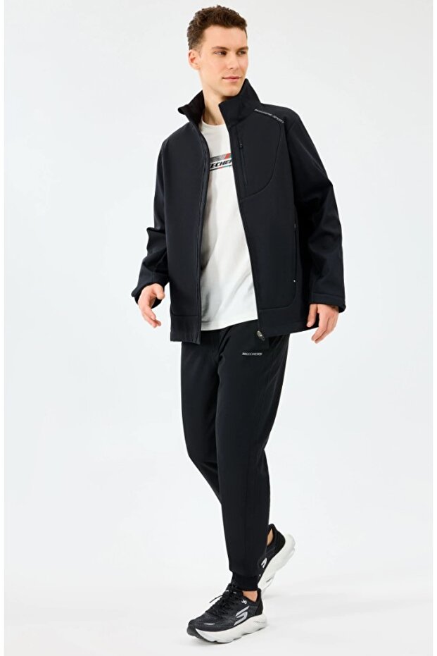 M Softshell Basic Jacket S2520132 Men's Coat Black - 6
