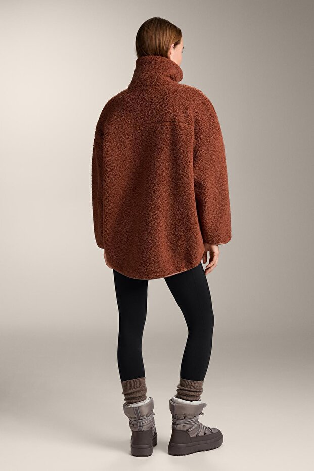 Oversize suni yün ceket - 6