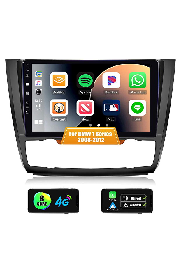 BMW E81, E82, E87, E88 RADIO NAVIGATION WITH REVERSE CAMERA - 1