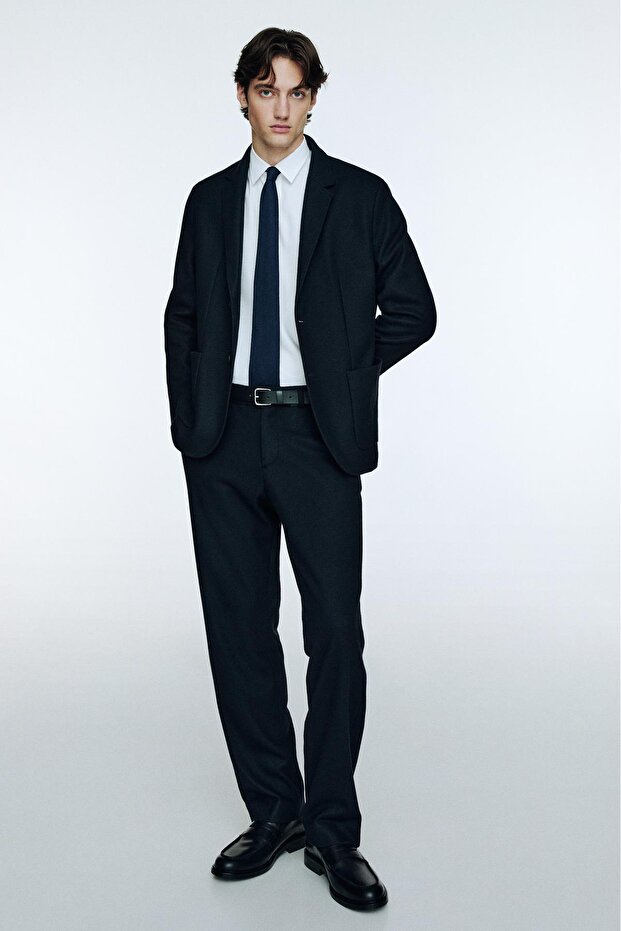 Yün klasik blazer - 1