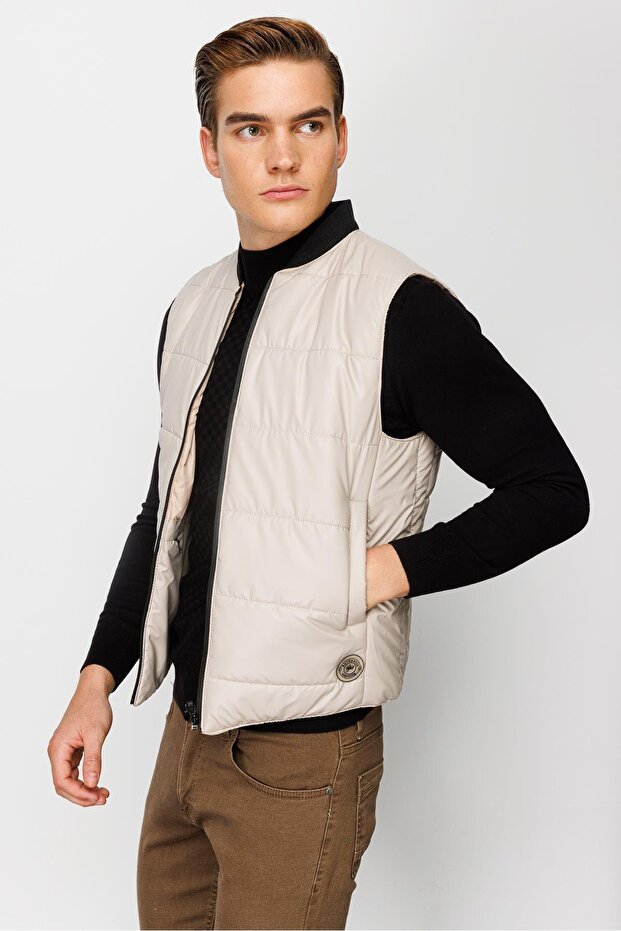 Erkek Bej Pmp Yelek - 8