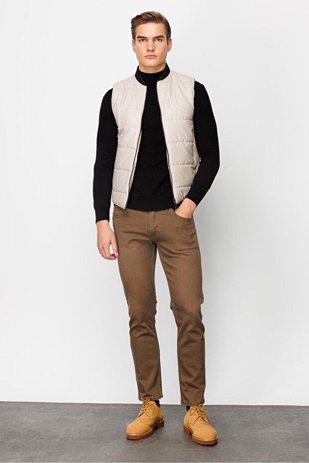 Erkek Bej Pmp Yelek - 5