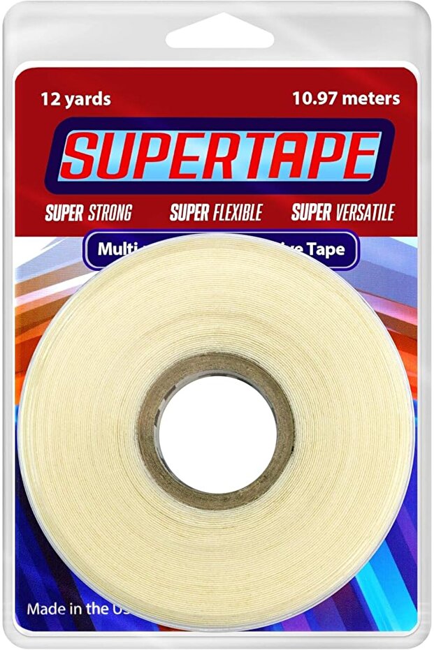 Super Tape ™ Roll - Prosthetic Hair Tape Roll 12 Yards (10.97m) (1'' X 12 Yard (2.5cm X 10.97m))